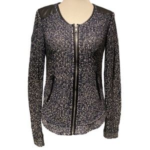 Ella Moss zippered cardigan/jacket. Sz. S